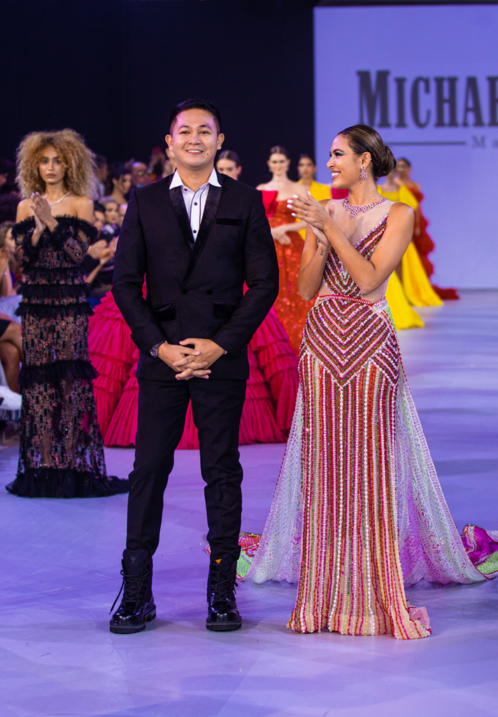 Michael leyva gowns hotsell